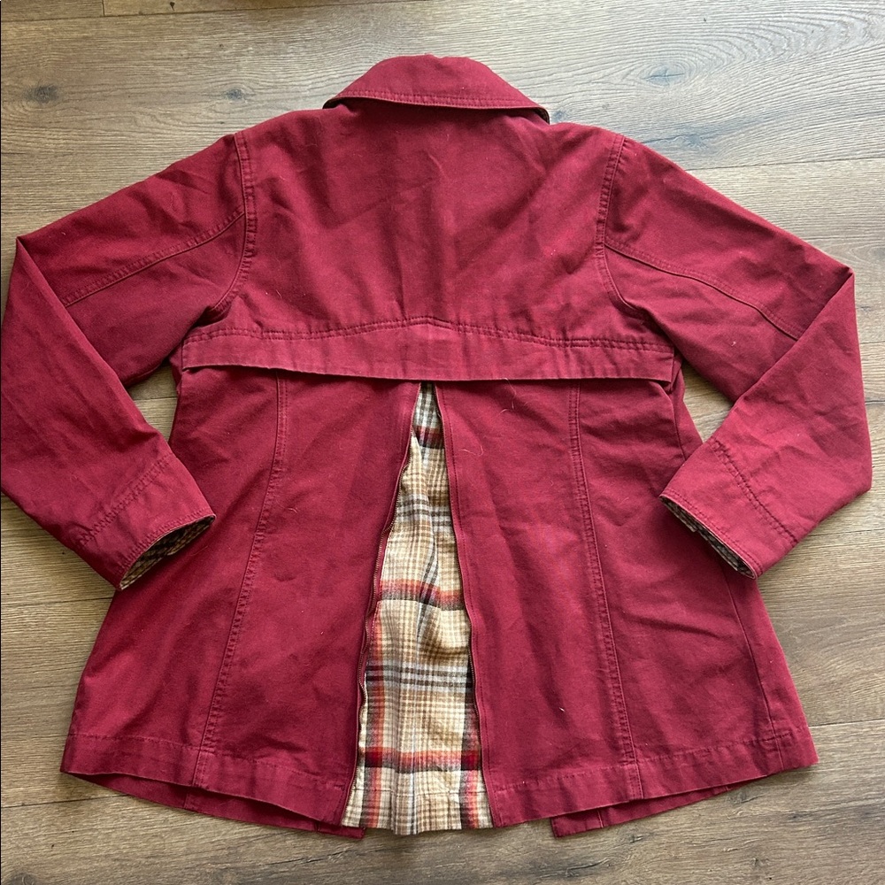 Pendleton Women's Deep Red Snap-Front Utility Jac… - image 8